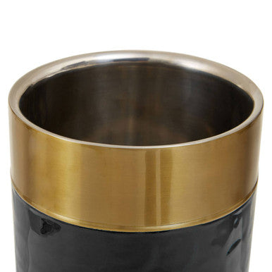 Black Enamel Wine Cooler | Carolina