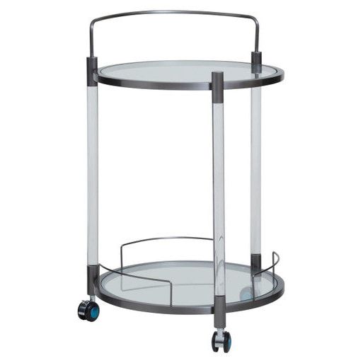 Round 2 Tier Drinks Trolley | Oria
