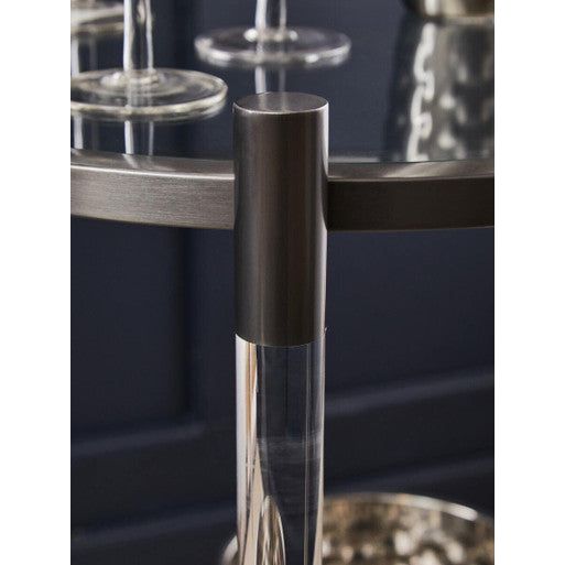Round 2 Tier Drinks Trolley | Oria