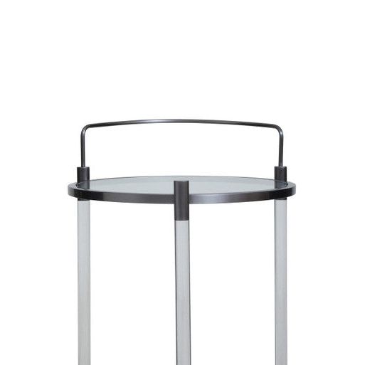 Round 2 Tier Drinks Trolley | Oria