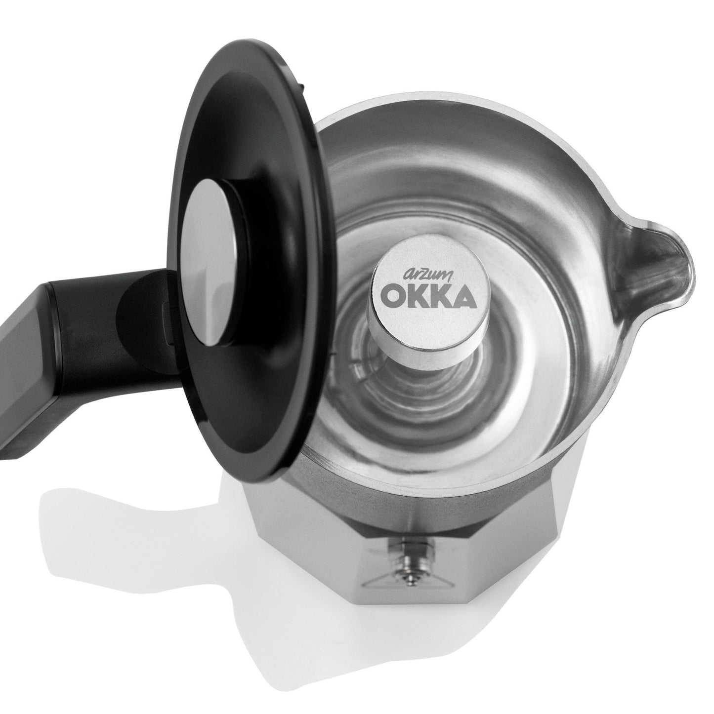 Arzum Okka Rich Moka Pot Turkish Coffee and Moka Maker, Velvetiser, Milk Frother