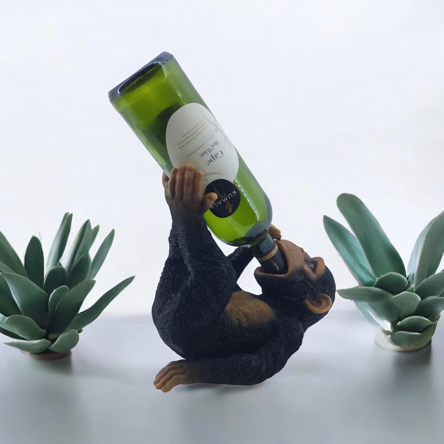 25CM GORILLA WINE BOTTLE HOLDER
